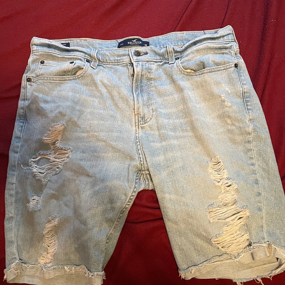 Hollister jean shorts